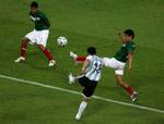 Maxi Rodriguez har scoret tre gange i VM-turneringen. - Foto: AP 