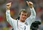 David Beckham blev matchvinder for England. - Foto: AP. 