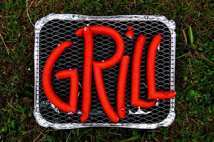 Danskerne er vilde med at grille. Sidste blev solgt en halv million griller - Illustration: Jørn Willumsen 
