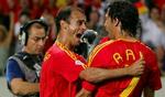 Raúl scorede et mål mod Tunesien, da Spanien slog nordafrikanerne i den indledende runde. - Arkivfoto: AP 
