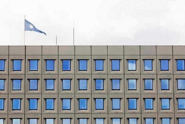 Vanen tro vil A.P. Møller-Mærsk ikke kommentere aktie-faldet fra koncernens hovedkvarter på Esplanaden i København. - Arkivfoto: Thomas Borberg 