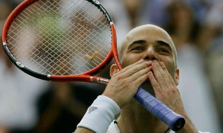 Andre Agassi var allerede fra kampstart på sejrskurs - Foto: AP 