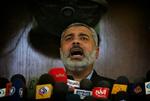 Palæstinensernes premierminister, Ismail Haniyeh. - Foto: AP 