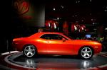 Dodge Challenger blev vist som konceptbil på dette års Detroit Auto Show. Produktionsbilen vil næppe adskillige sig meget. Foto: Jens Dresling 