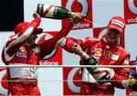 Michael Schumacher og Felipe Massa. - Foto: AP 