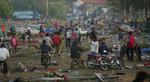 Pangandaran, Jakarta, efter tsunamien. - Foto: AP 