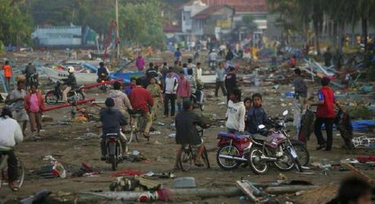 Pangandaran, Jakarta, efter tsunamien. - Foto: AP 