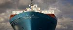 Det 352 meter lange containerskib Albert Mærsk. - Arkivfoto: Thomas Borberg 