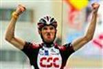 CSC's Schleck i alpe-triumf
