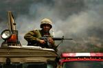De israelske bombardementer fortsatte tirsdag på syvende dag. 25 israelere har mistet livet under kamphandlingerne, mens mindst 230 libanesere er blevet dræbt. - Foto: AP 