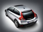 Volvo C30 - med stor bagklap af glas og fire individuelle sæder. Foto: Volvo 