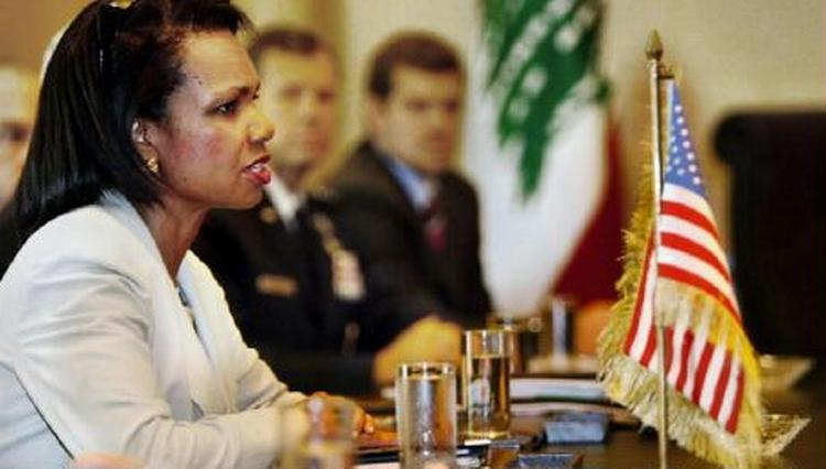 Condoleezza Rice under sit besøg i Beirut, hvor hun mødtes med den libanesiske premierminister, Fuad Saniora. - Foto: AP 