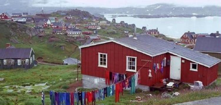 Tasiilaq på Grønland. - Foto: Finn Frandsen 