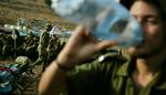 Israelske soldater ved grænsen til Libanon. - Foto: AP 