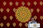 Irans præsident Mahmoud Ahmadinejad talte i dag i Tadjikistan, hvor han bad om en våbenhvile mellem Hizbollah og Israel. - Foto: AP 