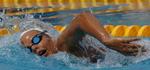 Frankrigs Laure Manaudou under kvindernes 800 meter fri. - Foto: AP 