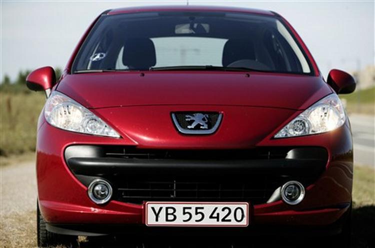 Peugeot 207 er med i Årets Bil-feltet. Foto: Martin Lehmann 