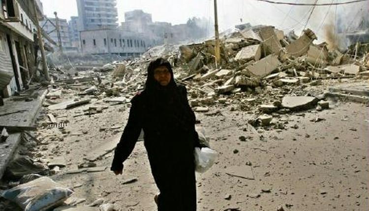 Også dele af Beirut blev ramt af israelske angreb fredag. - Foto: AP 