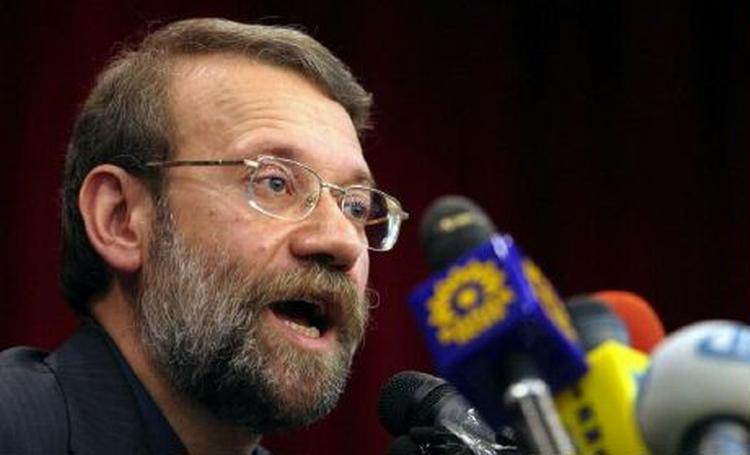 Irans chefatomforhandler Ali Larijani siger, at landets atomprogram fortsætter som hidtil - og en udvidelse kan komme på tale, når der er »behov« for det. - Foto: AP 