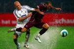 Thomas Gravesen har sandsynligvis ikke nogen fremtid i Real Madrid længere. Her ses danskeren i aktion torsdag, da Real Madrid spillede mod et italiensk hold på en træningslejr i Østrig. - Arkivfoto: AP 