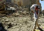 Bomberne er længe faldet i det sydlige Beirut, men nu bomber Israel også mål midt i byen. - Foto: AP 