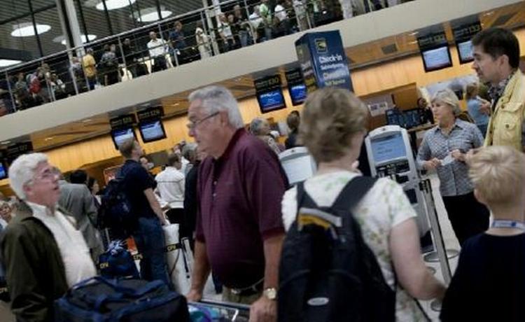 Kaos i Københavns Lufthavn. SAS flyver igen fra Kastrup til Heathrow - og omvendt. - Foto: Maria Fonfara 