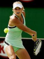 I næste runde skal Caroline Wozniacki op mod kinesiske Jie Zheng. - Foto: AP 