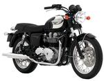 'Gammelt' look, men moderne teknik. Triumph Bonneville er en stor succes. Fabriksfoto 