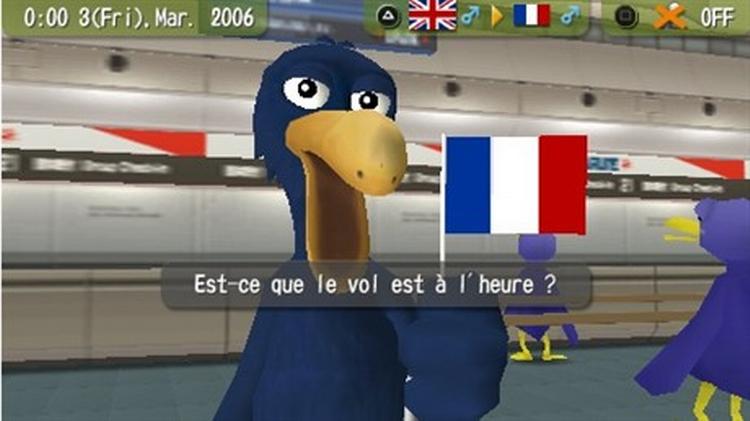 Vælg en engelsk sætning, og PSP en udtaler den automatisk oversat til det rigtige sprog som eksem8pel8vis japansk, tysk eller fransk. 