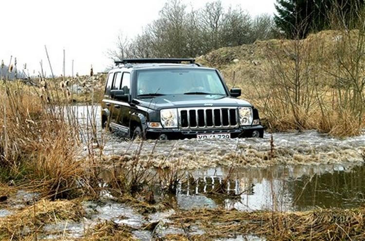 Jeep Commander - god i terræn, men med svage bremser 