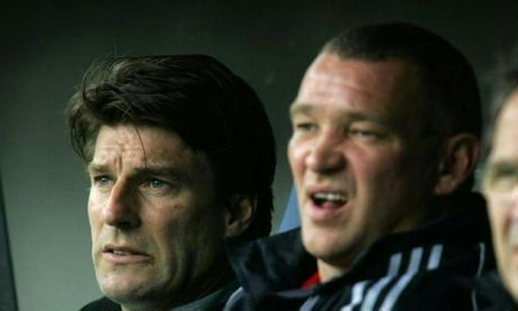 Brøndbys spillere står nu frem med offentlig kritik af Michael Laudrup og John 'Faxe' Jensens evner som trænere. - Arkivfoto: Jens Dresling 