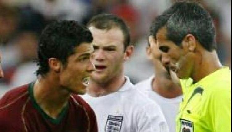 Ud med Rooney, sagde Ronaldo under VM. Og det kom han så. - Foto: AP 