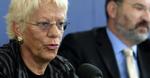 Chefanklager Carla del Ponte er vred over, at nogle af de mest centrale persone i Srebenica-sagen ikke er til stede ved domstolen i Haag. - Foto: AP 