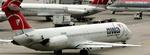 Et passagerfly fra det amerikanske luftfartsselskab Northwest Airlines, som på billedet, blev i dag eskorteret tilbage til Shiphol lufthavn i Amsterdam - Arkivfoto: AP 
