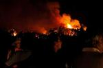 Ingen personer er kommet noget alvorligt til i forbindelse med den kraftige skovbrand i det nordlige Grækenland. - Foto: AP 