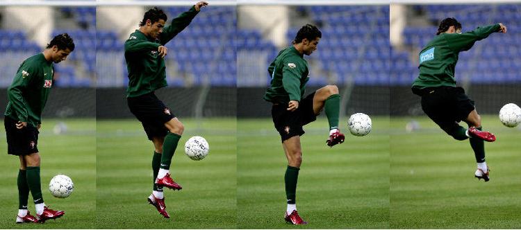 Cristiano Ronaldo er den største stjerne på Portugals landshold, der spiller på Brøndby Stadion i aften. 
