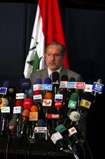 Ved et pressemøde i dag meddelte iraks nationale sikkerhedsrådgiver, Mowaffak al-Rubaie, at Al-Qaedas næstkommanderende er fanget. 
