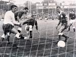 Danmarks største sejr over Island var i 1967, da det blev 14-2 på blandt andet dette mål af John Steen Olsen. 
