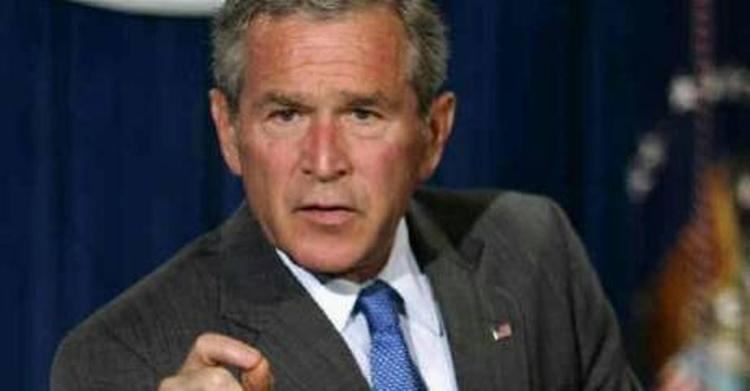 USA's præsident George W. Bush forsikrer, at Osama bin Laden bliver fanget. 
