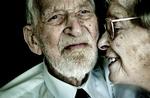 Torkil Dressø, 104 år, med sin kone, Sara 94 år