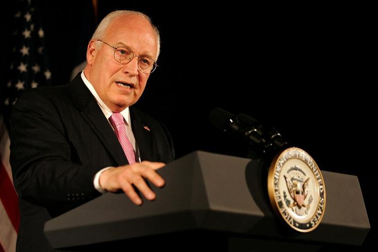 Dick Cheney skulle efter sigende være i Irak på besøg. 