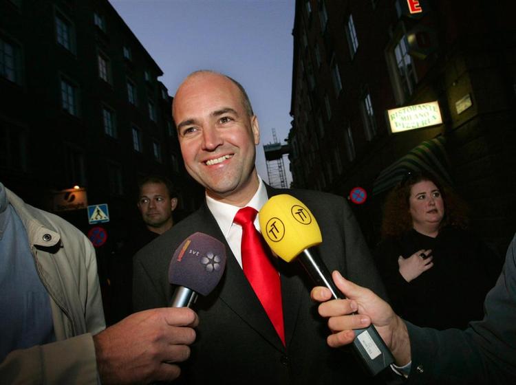 Sveriges nye statsminister ser ud til at blive denne mand, Moderaternas formand Fredrik Reinfeldt. 