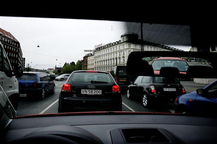 København kæmper med stigende biltrafik. 