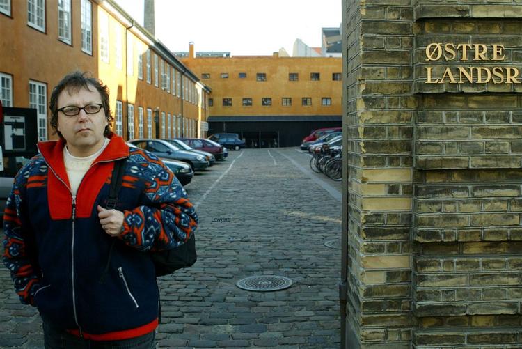 Dan Lynge ved afhøring i kommissionen i Østre Landsret. 