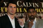 IBF-mesteren Vladimir Klitschko møder den ubesejrede amerikaner Calvin Brock i VM-opgør i sværvægt. 
