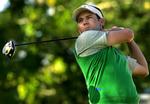 Sergio Garcia var hovedmanden bag det første europæiske Ryder Cup-point, der blev sikret allerede på 16. hul. 