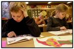 9. klasseseleverne skal til eksamen i læsning til sommer. 