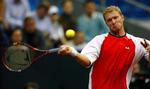 Dimitrij Tursunov servede fantastisk i kampen mod Roddick og lavede hele 33 esser. 