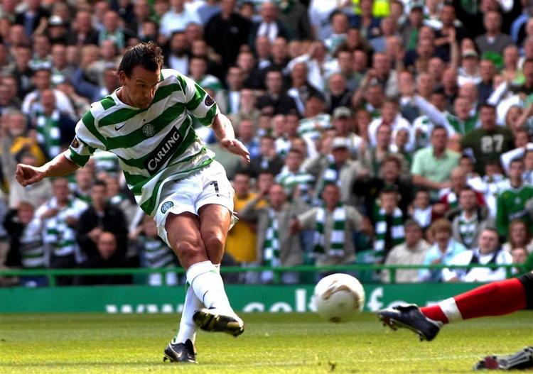 Jan Vennegoor of Hesselink har scoret tre mål i fem kampe for Celtic 