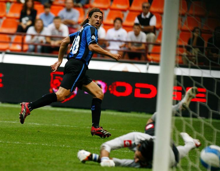 Hernan Crespo har scoret tre mål i Inters seneste to kampe. 